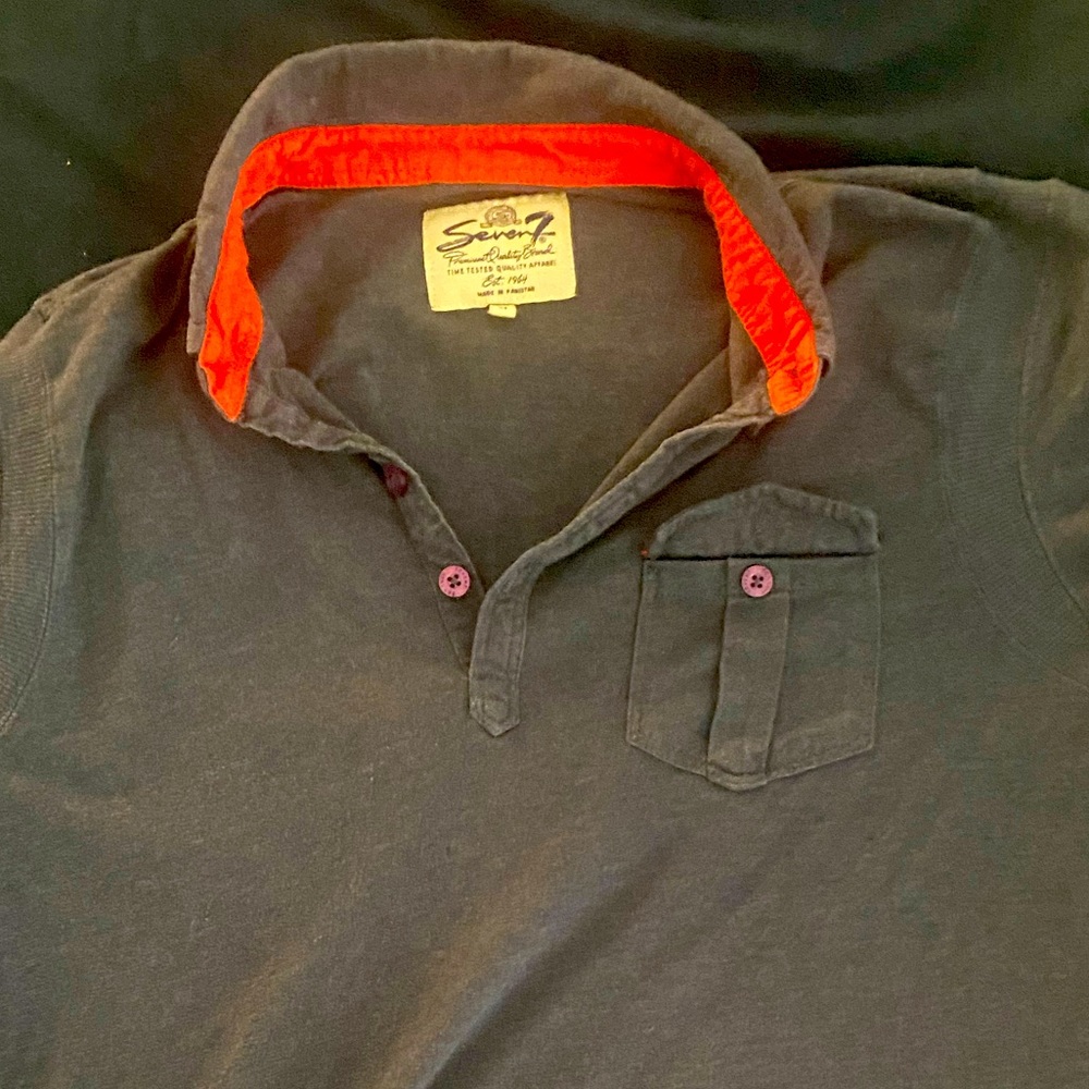 Seven7 cobalt blue polo